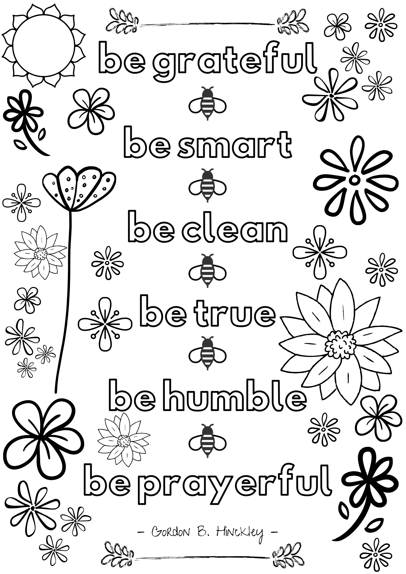 Printable General Conference Coloring Pages For YW Seeing Dandy Blog