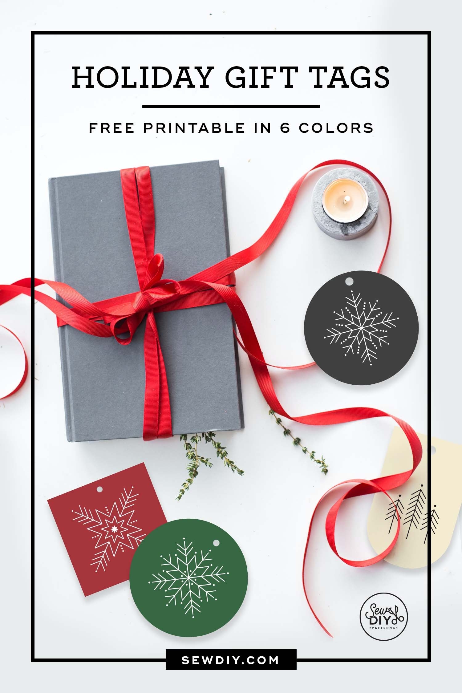 Free Holiday Gift Tags Printable