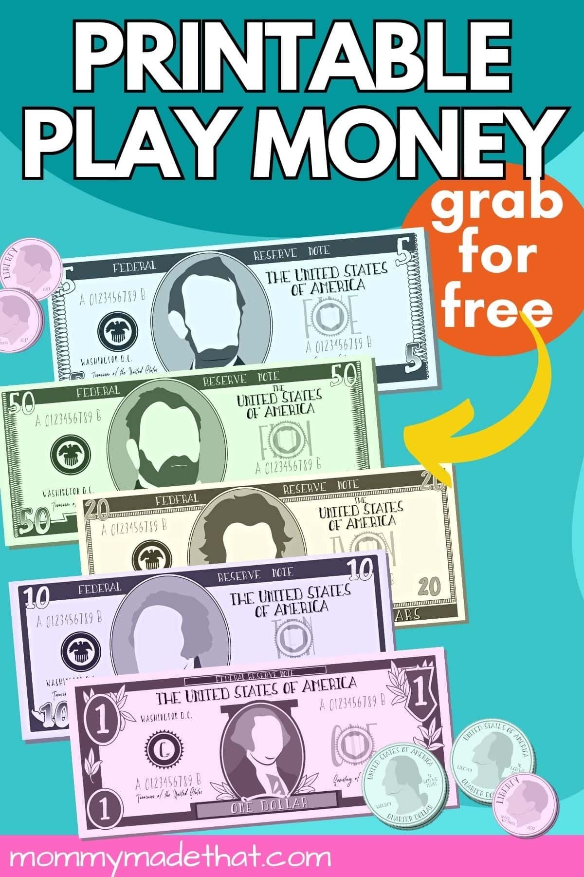 Printable Play Money Lots Of Free Fake Money Templates 