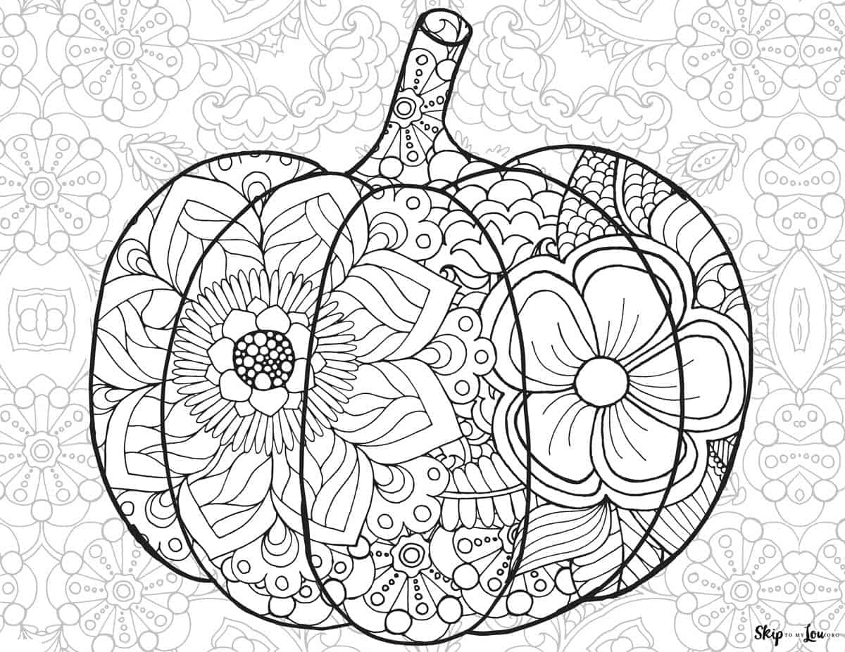 Free Printable Coloring Pages Pumpkins