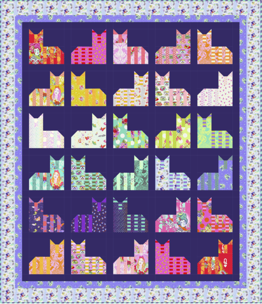 Quilt Inspiration Free Pattern Day Cat And Dog Quilts 