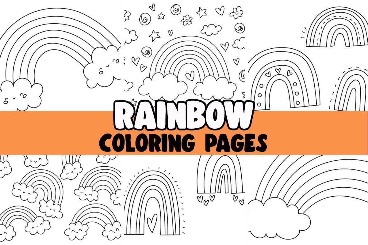 Rainbow Coloring Pages Free Printables The Best Ideas For Kids