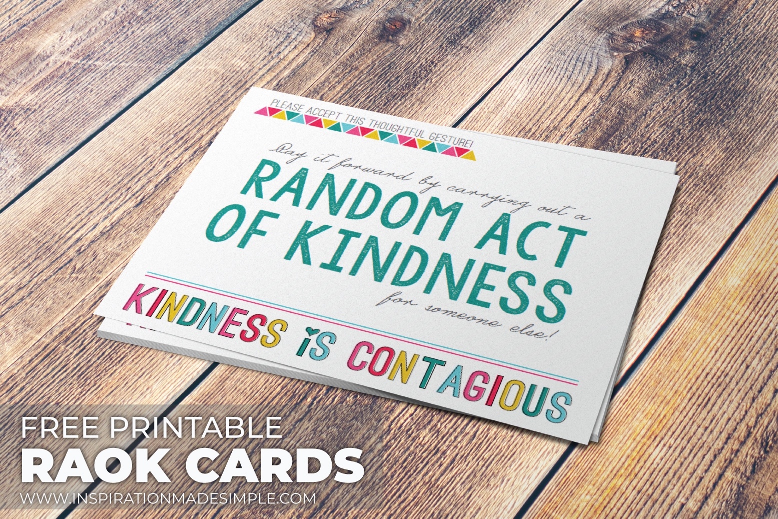 Free Printable Kindness Cards