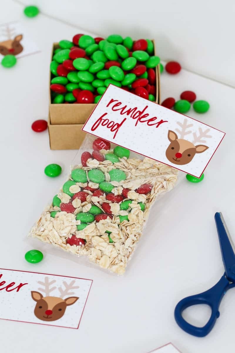 Free Printable Reindeer Food Labels