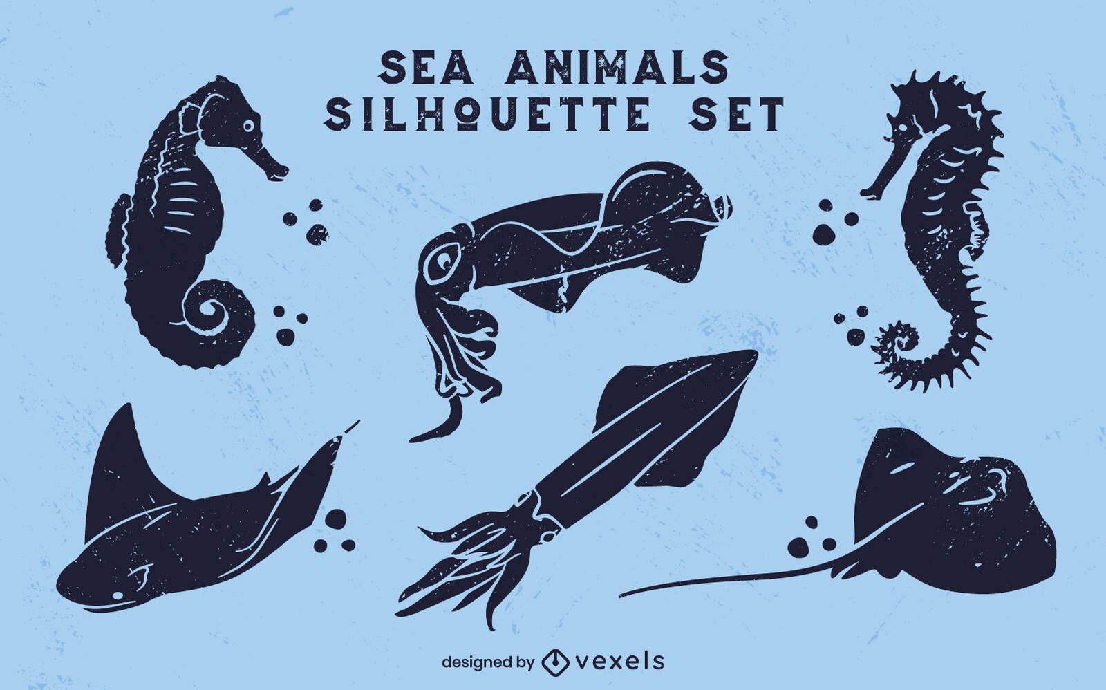 Free Printable Sea Mammal Silhouettes