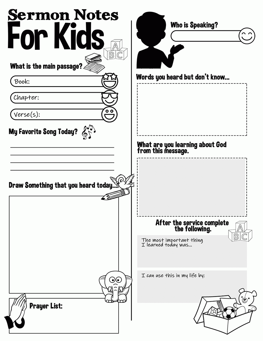 Free Printable Sermond On Ethesions