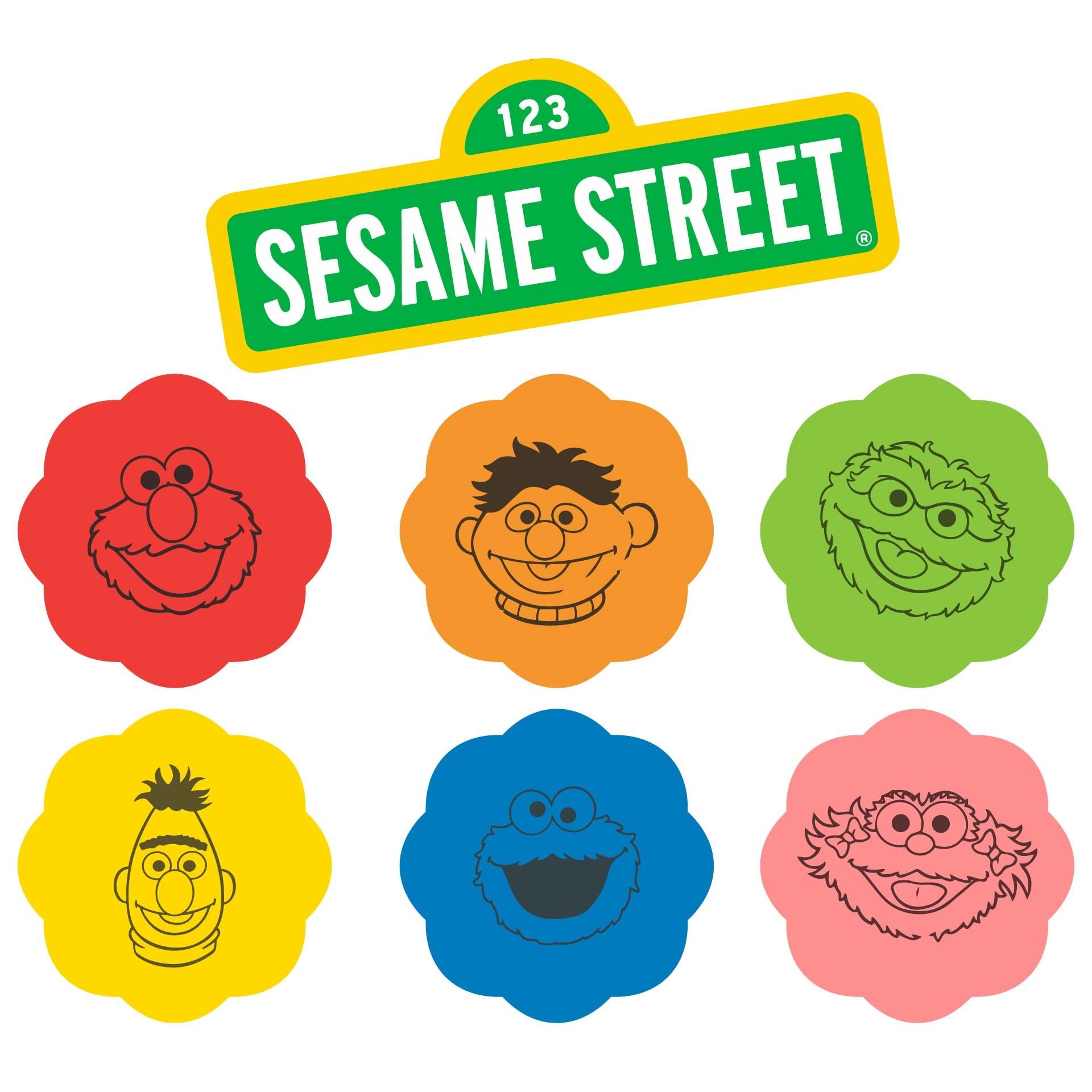 Sesame Street Face Templates 10 Free PDF Printables Printablee