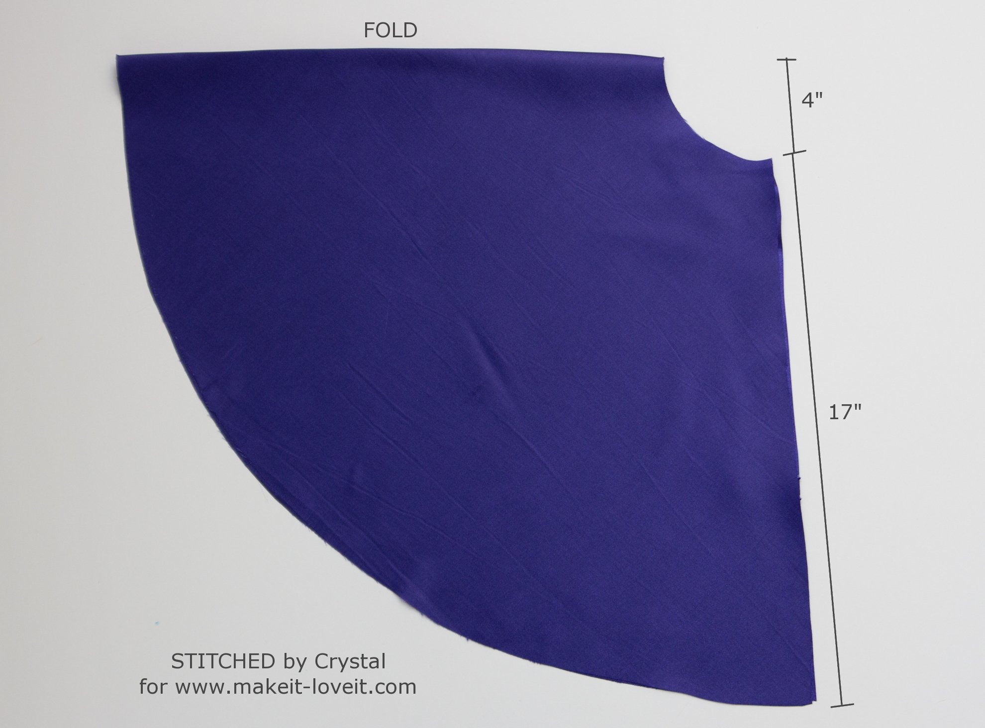 Free Printable Cape Pattern