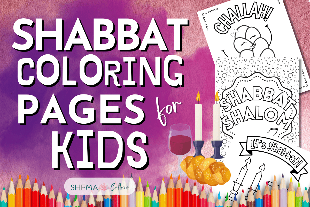 Shabbat Coloring Pages Color Sheet And Activities FREE Printable