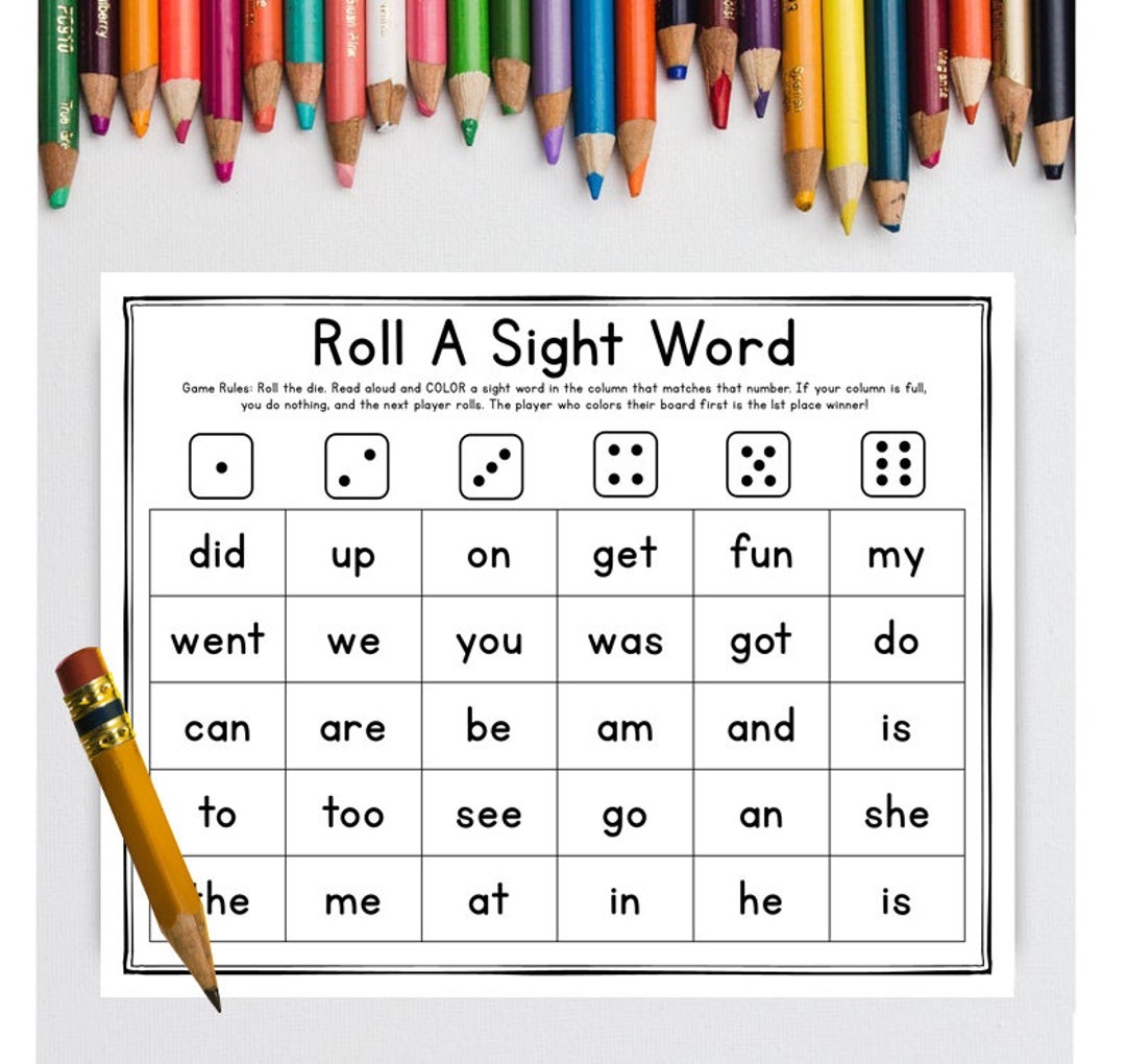 Free Printable Sight Word Games