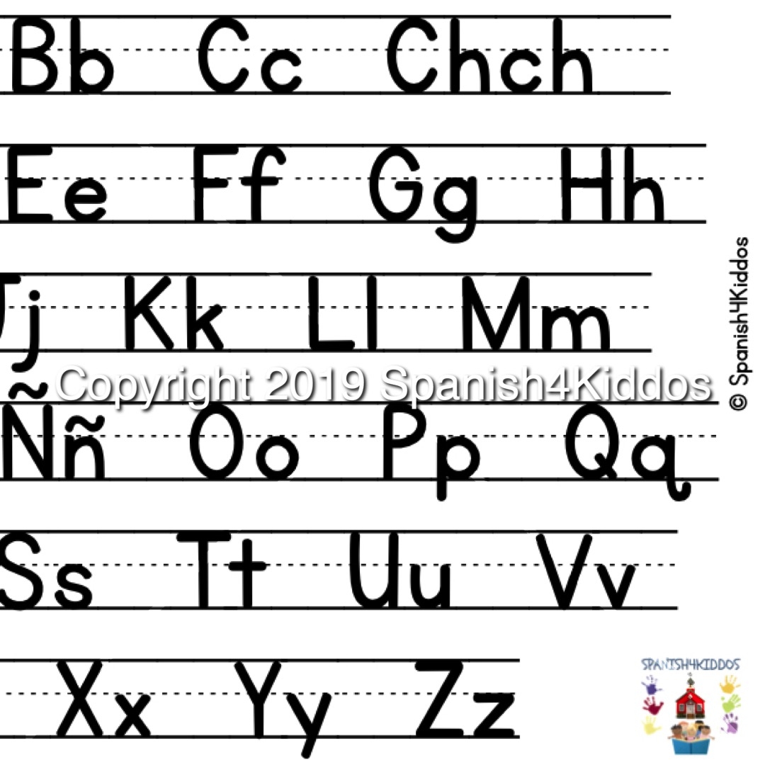 Free Printable Spanish Alphabet