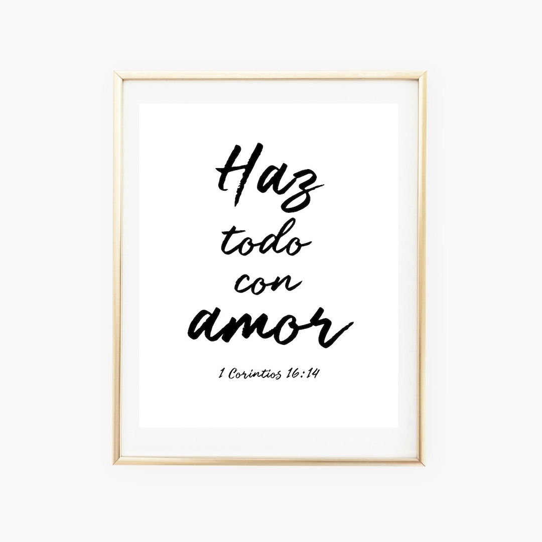 Spanish Bible Verse Spanish Prints Bible Printables Spanish Printables Quotes Digital Wall Art Home Decor Etsy