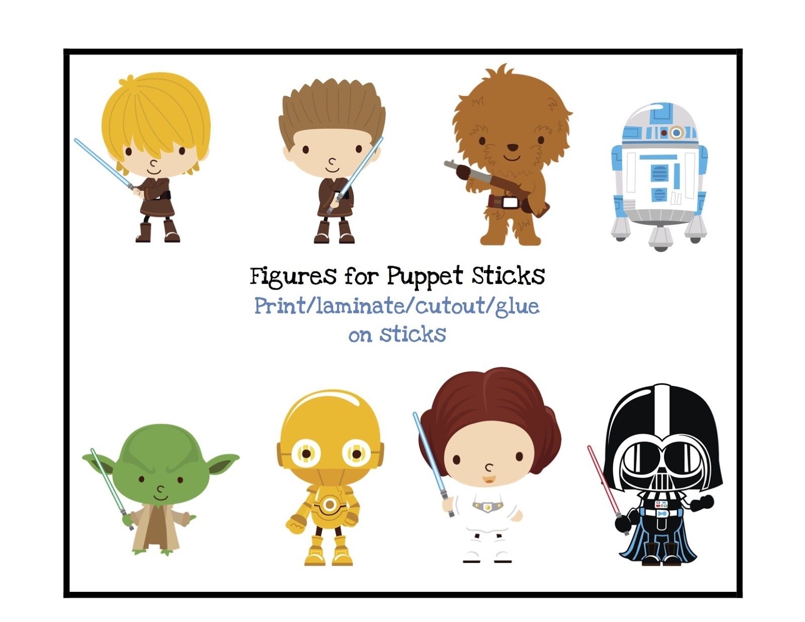 Star Wars Printables An Out Of This World Round Up