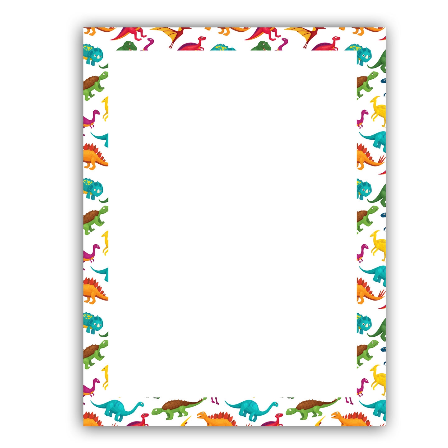 Stonehouse Collection Dinosaur Border Stationery