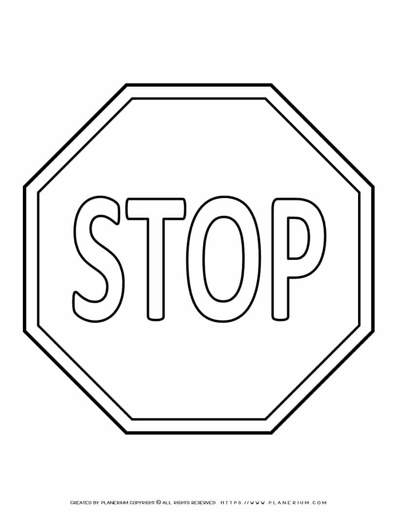 Stop Sign Template Planerium