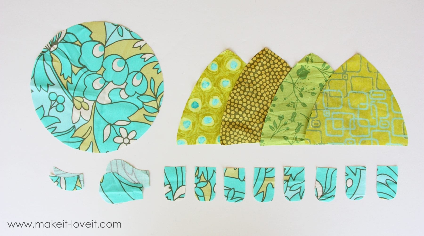 Stuffed Fabric Turtles with Pattern Pieces Make It Love It