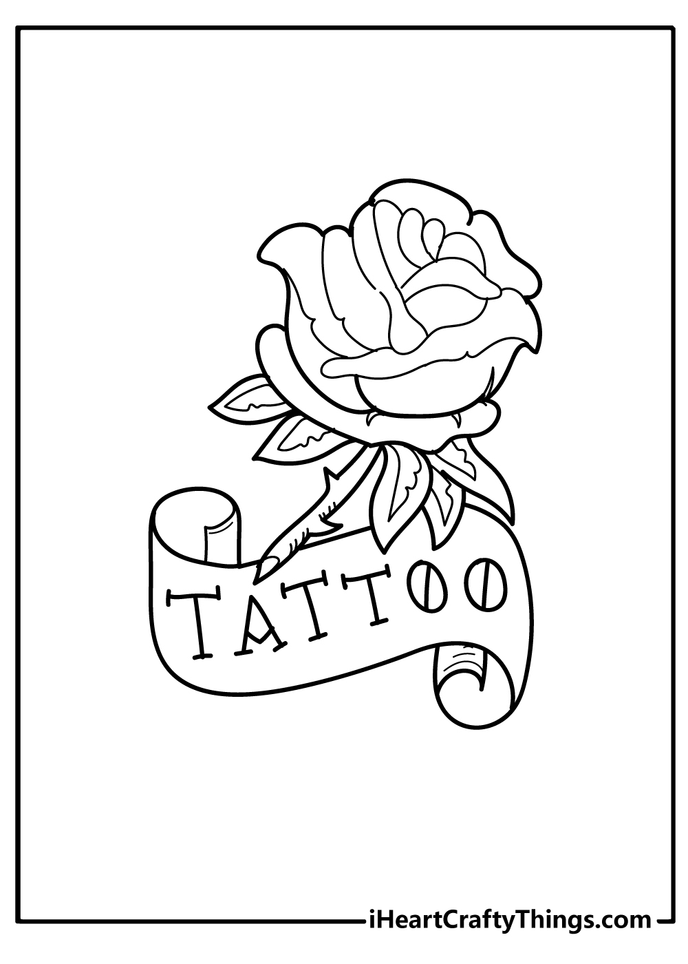Tattoos Coloring Pages 100 Free Printables 