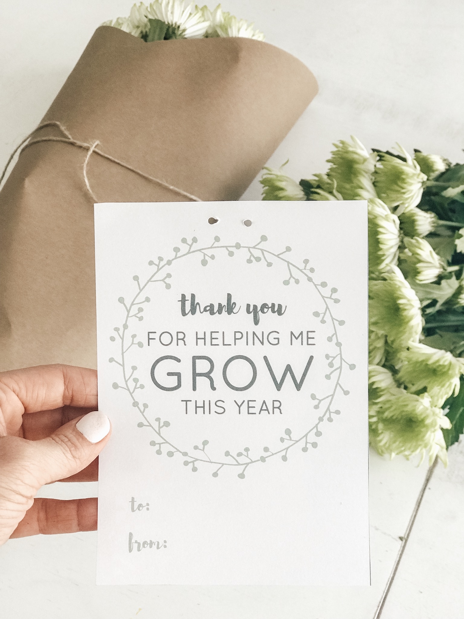 Teacher Flower Bundle Gift Idea Home And Kind