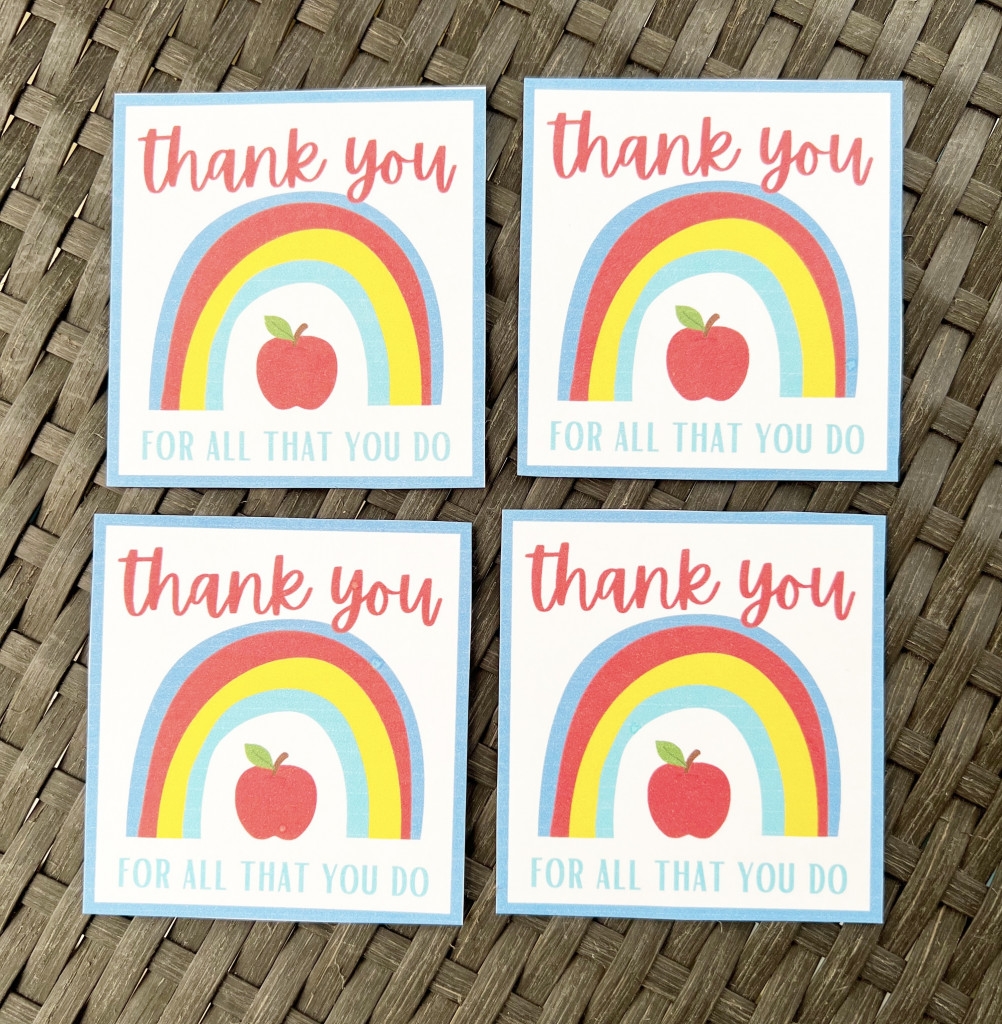 Free Printable Thank You Tags