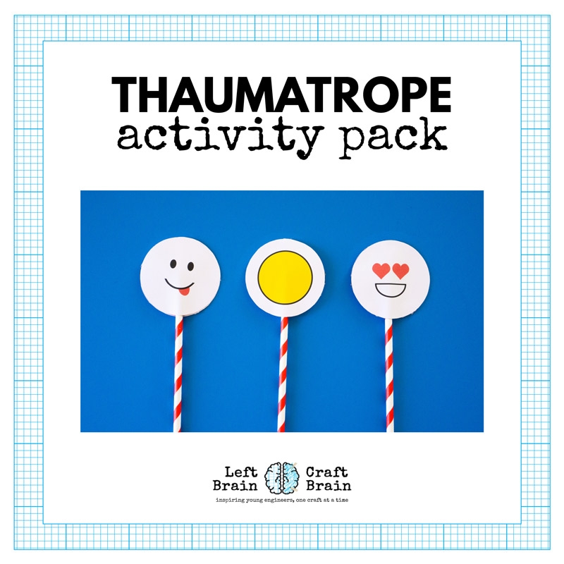 Thaumatrope Activity Pack Printable STEAM Kids