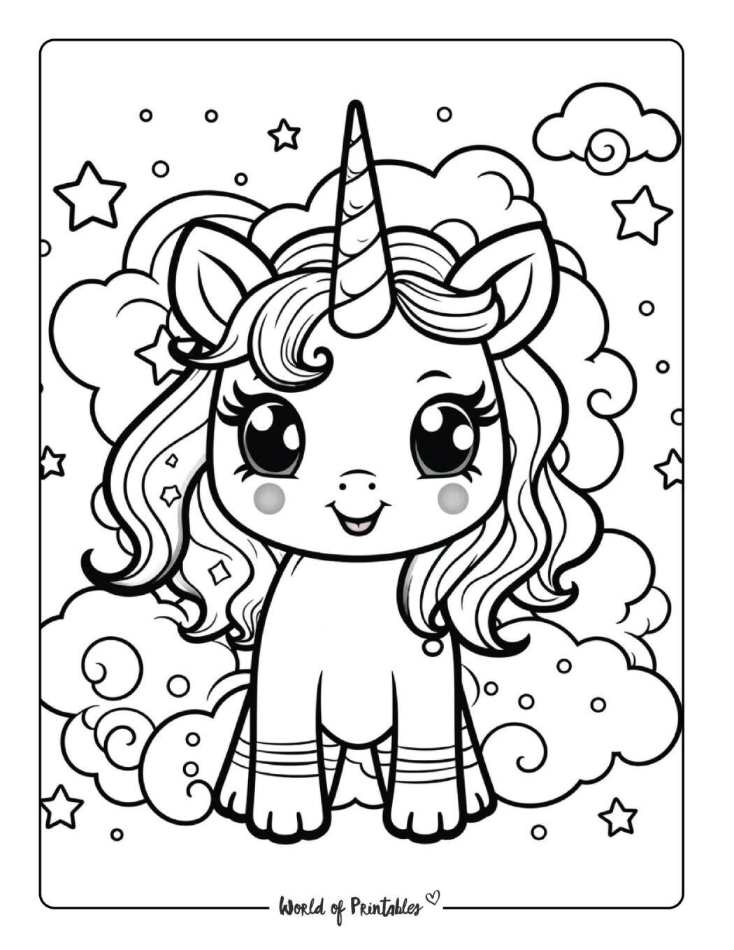 The Best Unicorn Coloring Pages For Kids Adults