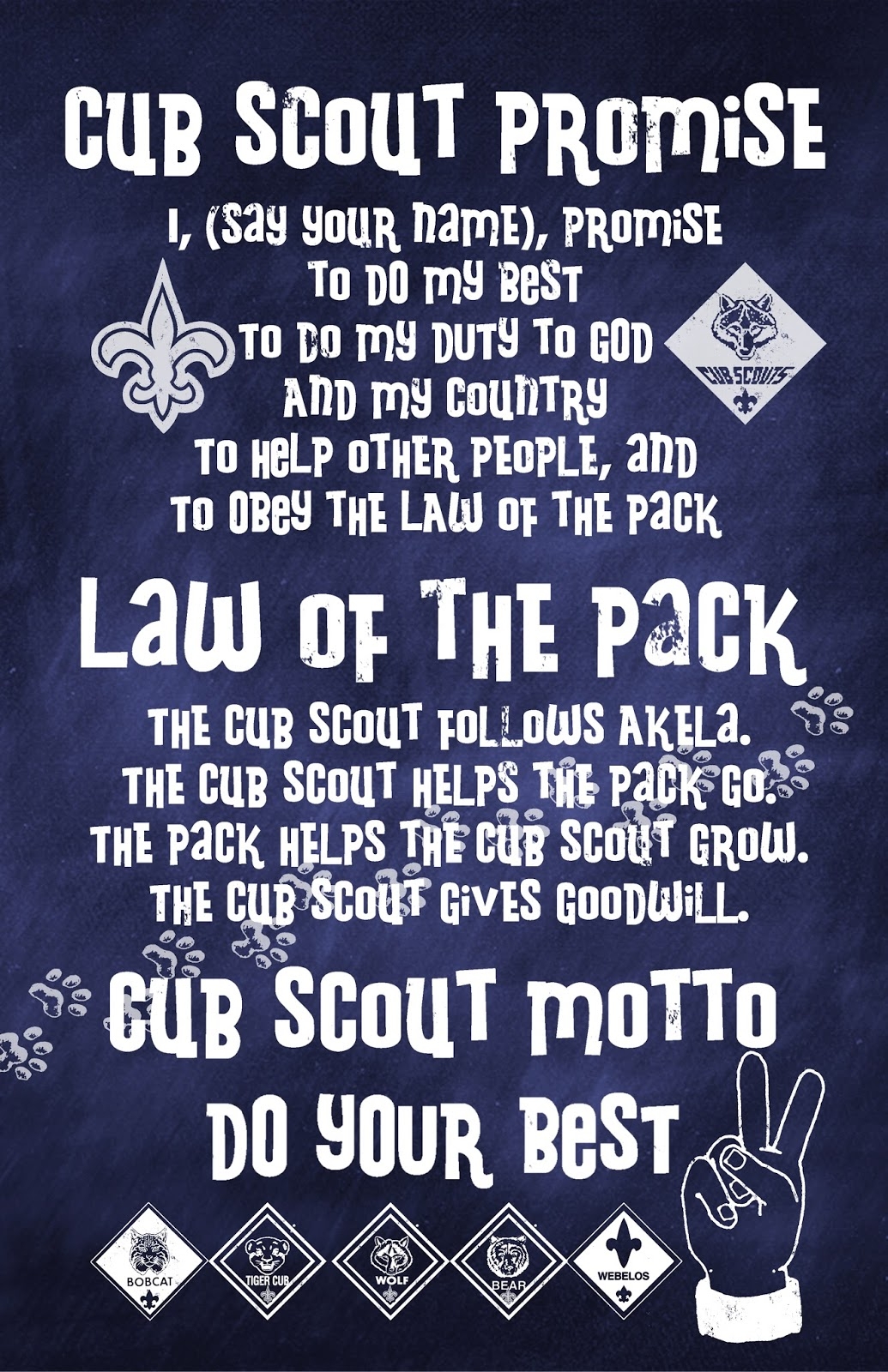 Scout Oath Free Printable