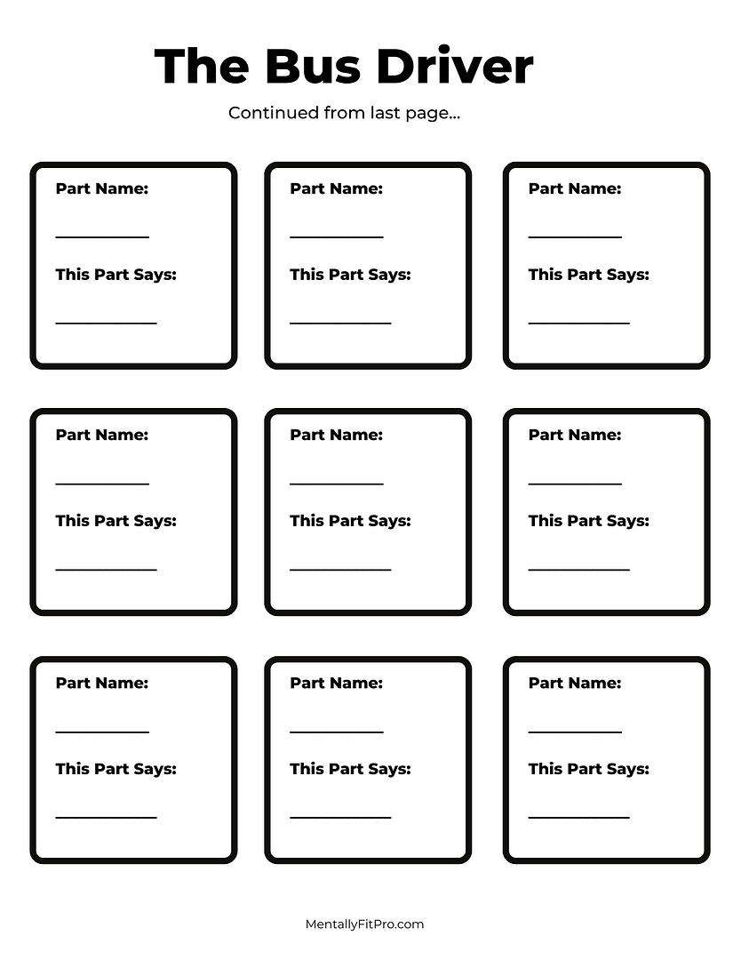 Therapy Worksheets Mentally Fit Pro