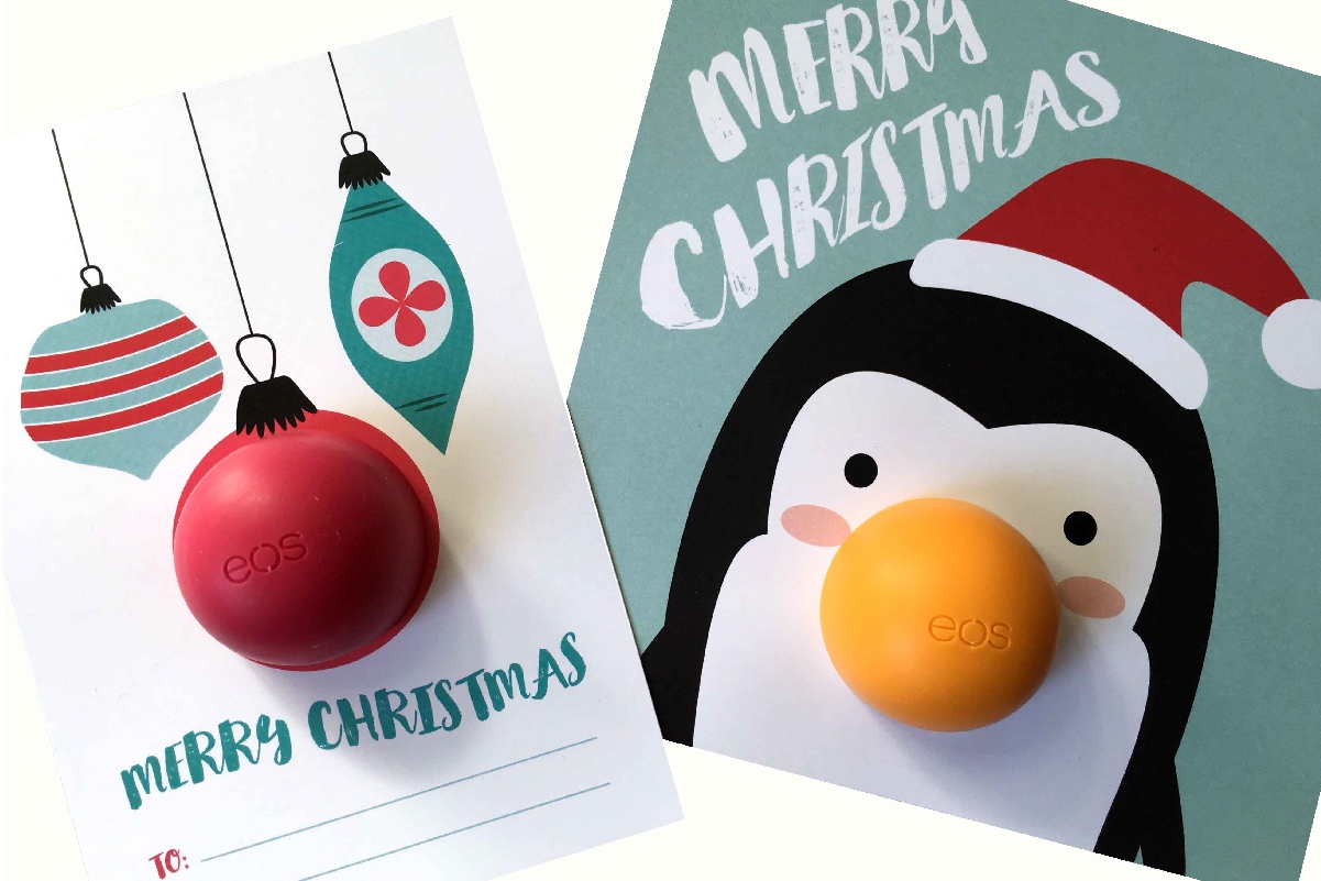 These EOS Christmas Free Printables Are The BEST Small Gift Idea Ever