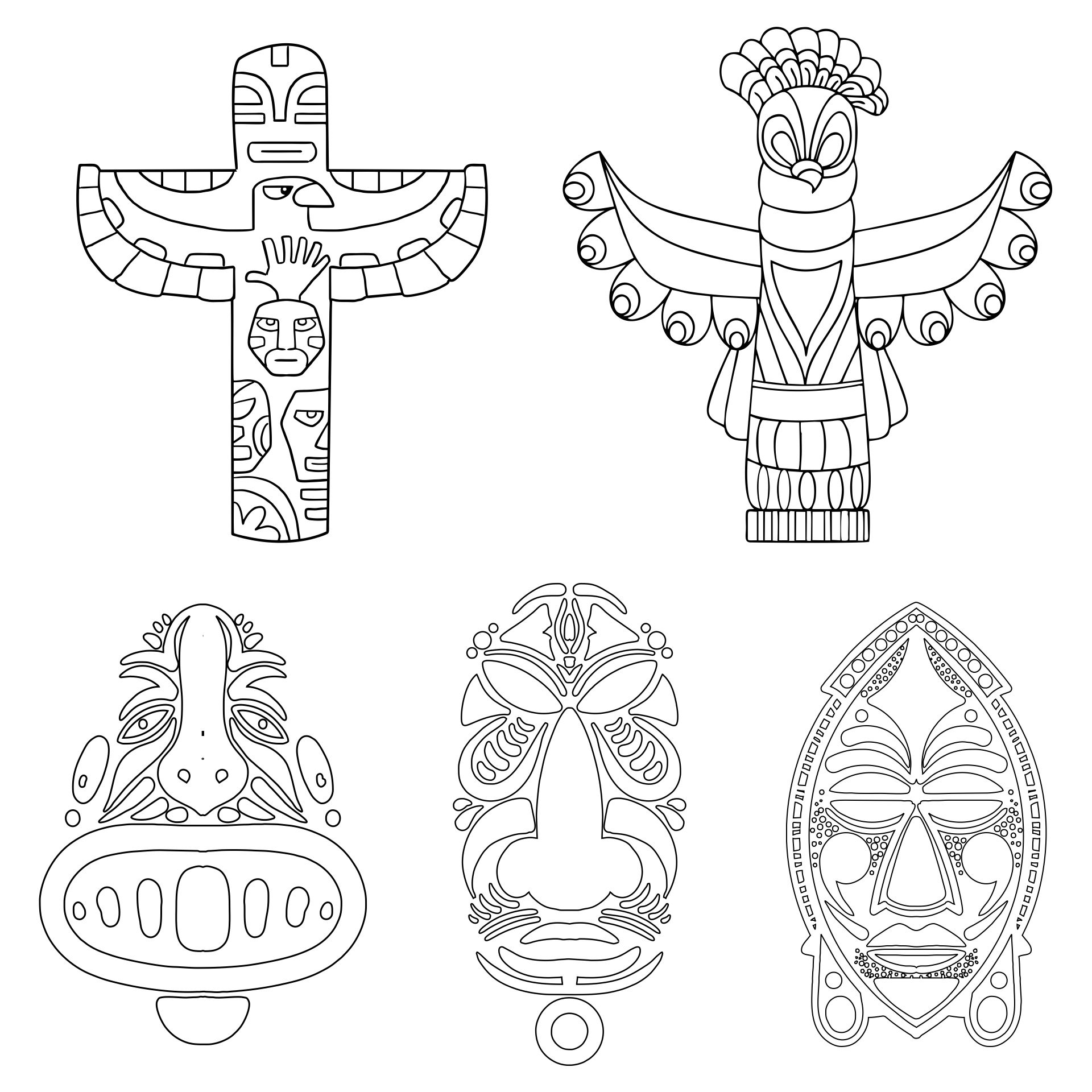 Totem Pole Templates 10 Free PDF Printables Printablee