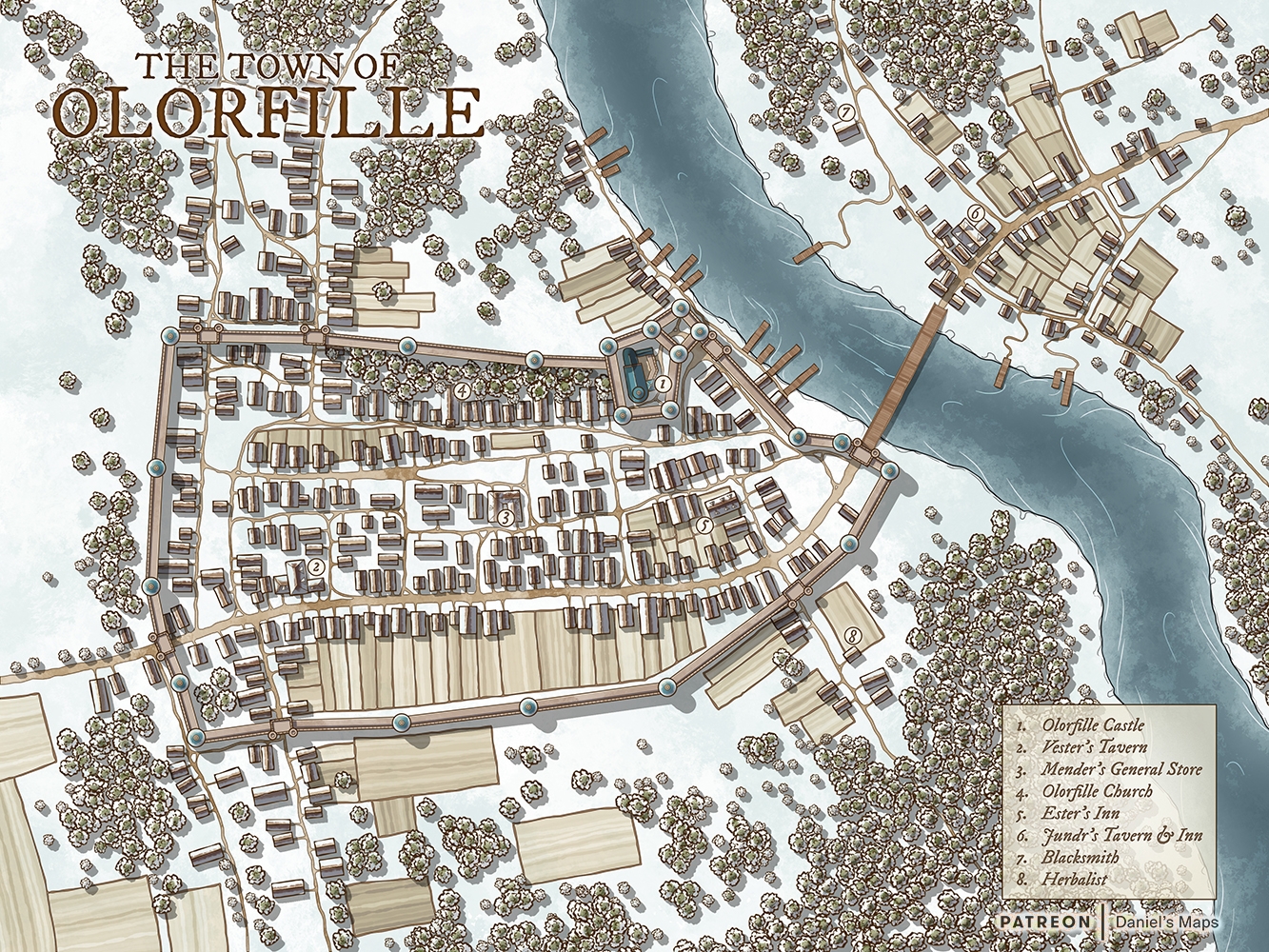 Town City Maps Daniel s Maps