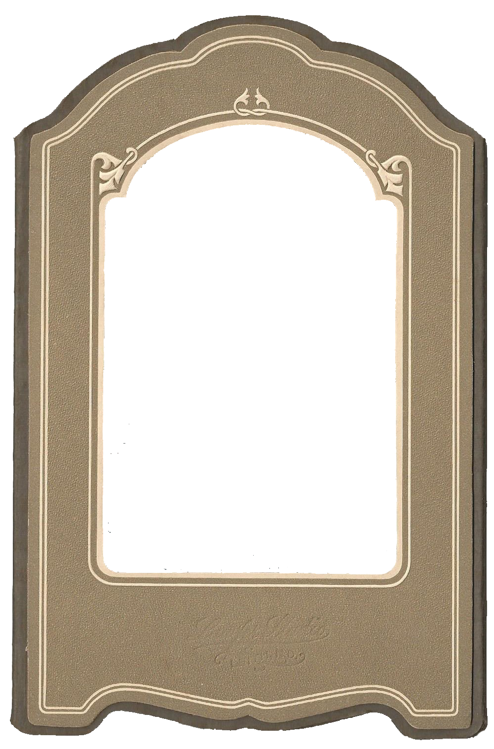 Vintage Photo Mat Frame Printable From KnickofTime