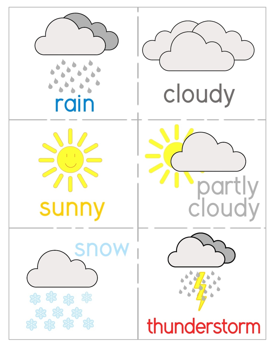 Weather Free Printable No YOU Need To Calm Down 