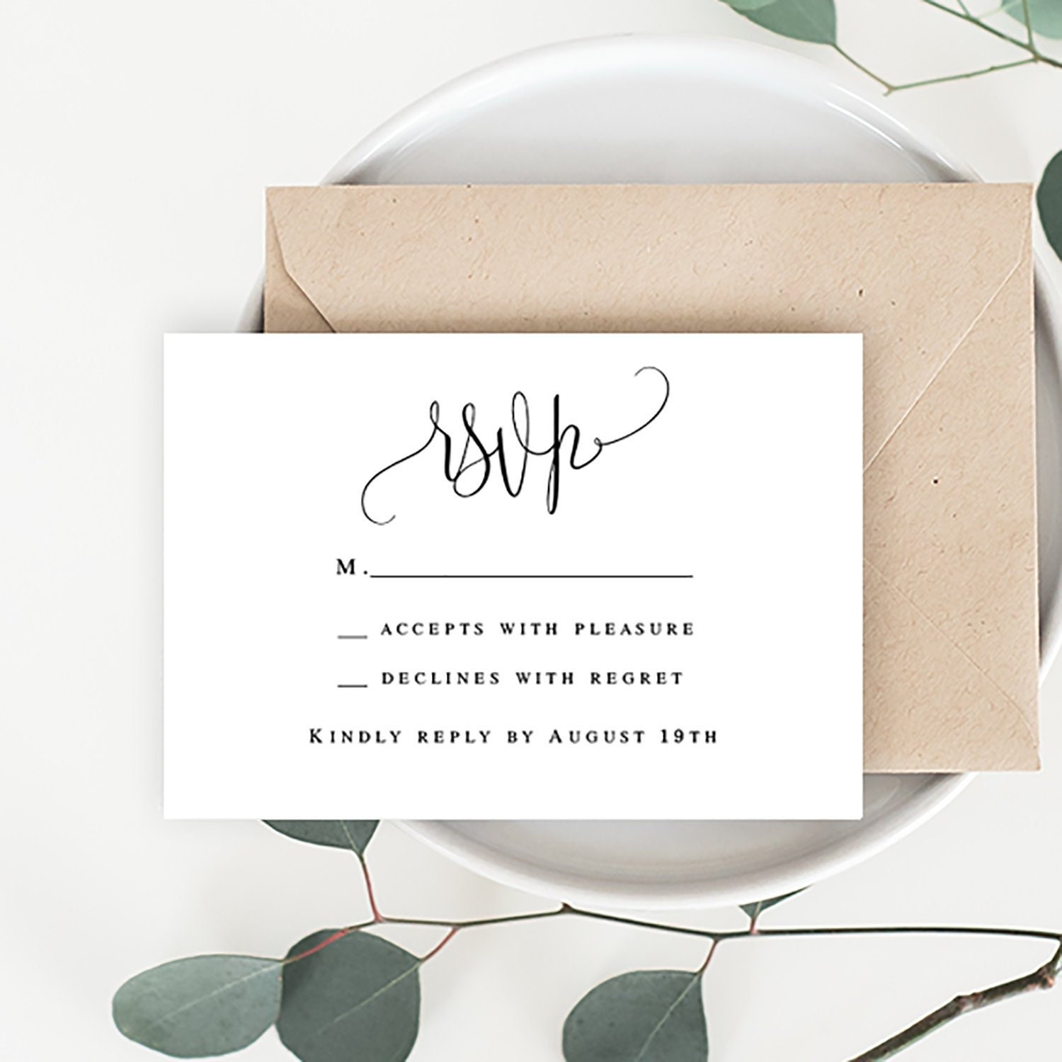 Free Printable Rsvp For Wedding