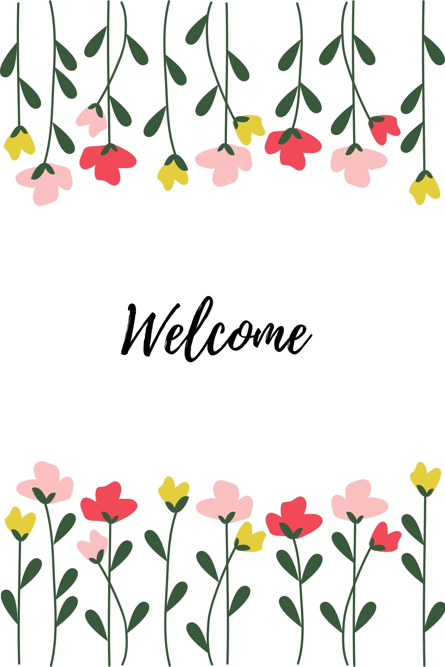 Welcome Sign Printable Etsy