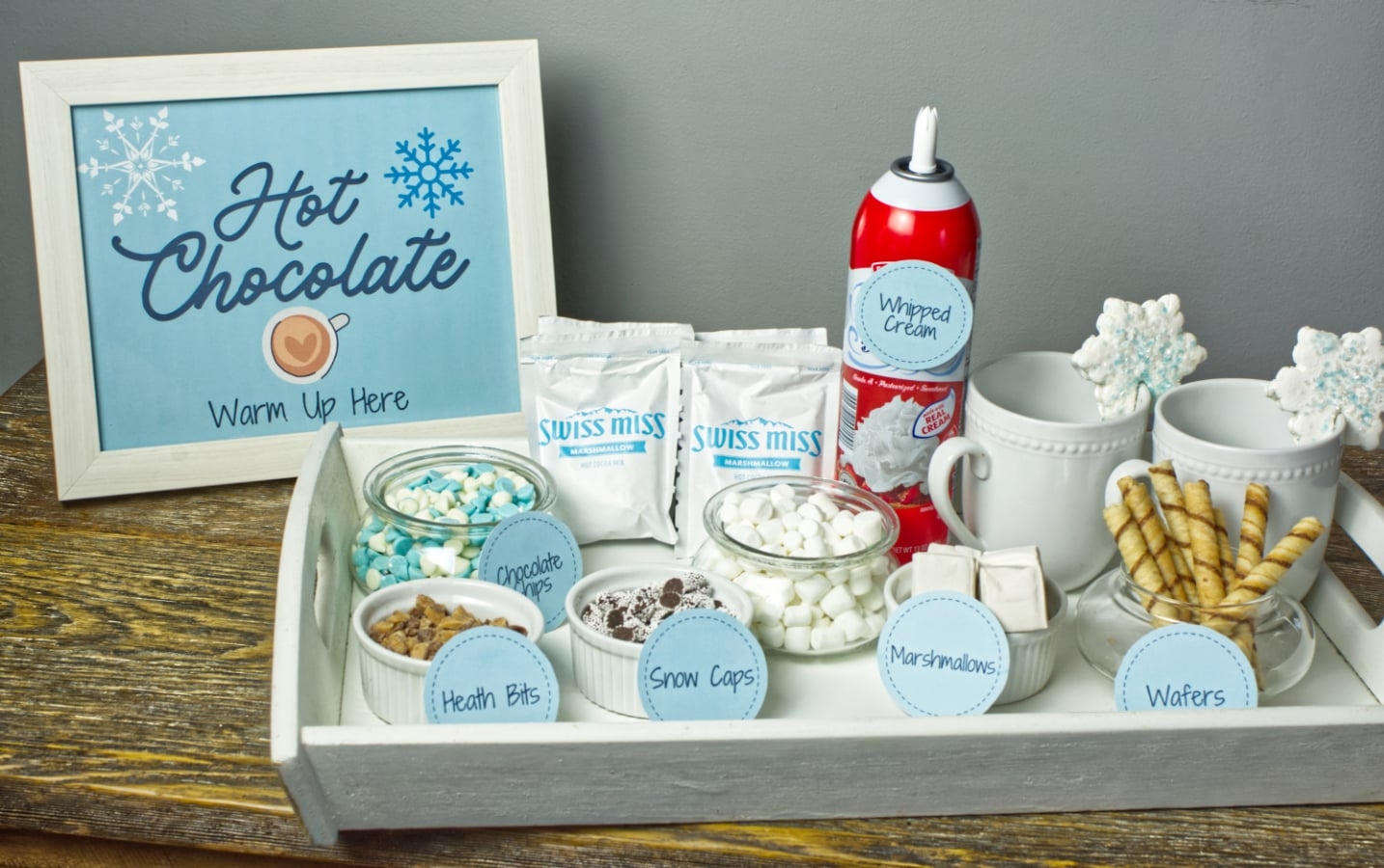 Winter Hot Chocolate Station Free Printables Joy In The Commonplace