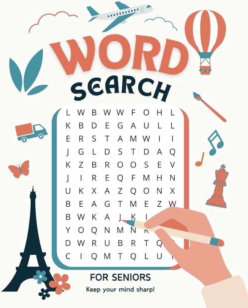 Wordsearch For Seniors Large Print Word Search Puzzle Book For Adults Seniors 50 High Quality Puzzles Of Various Difficulty Perfect For Elderly With Dementia Or Alzheimers Paige Pedro 9798328410625 Amazon Books