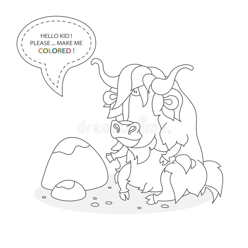 Yak Coloring Page Stock Illustrations 194 Yak Coloring Page Stock Illustrations Vectors Clipart Dreamstime