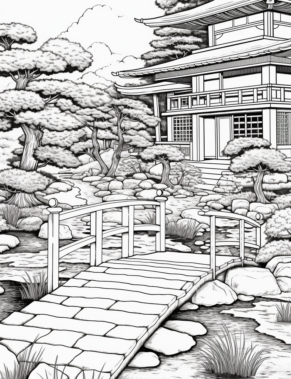 Japanese Coloring Pages Free Printable