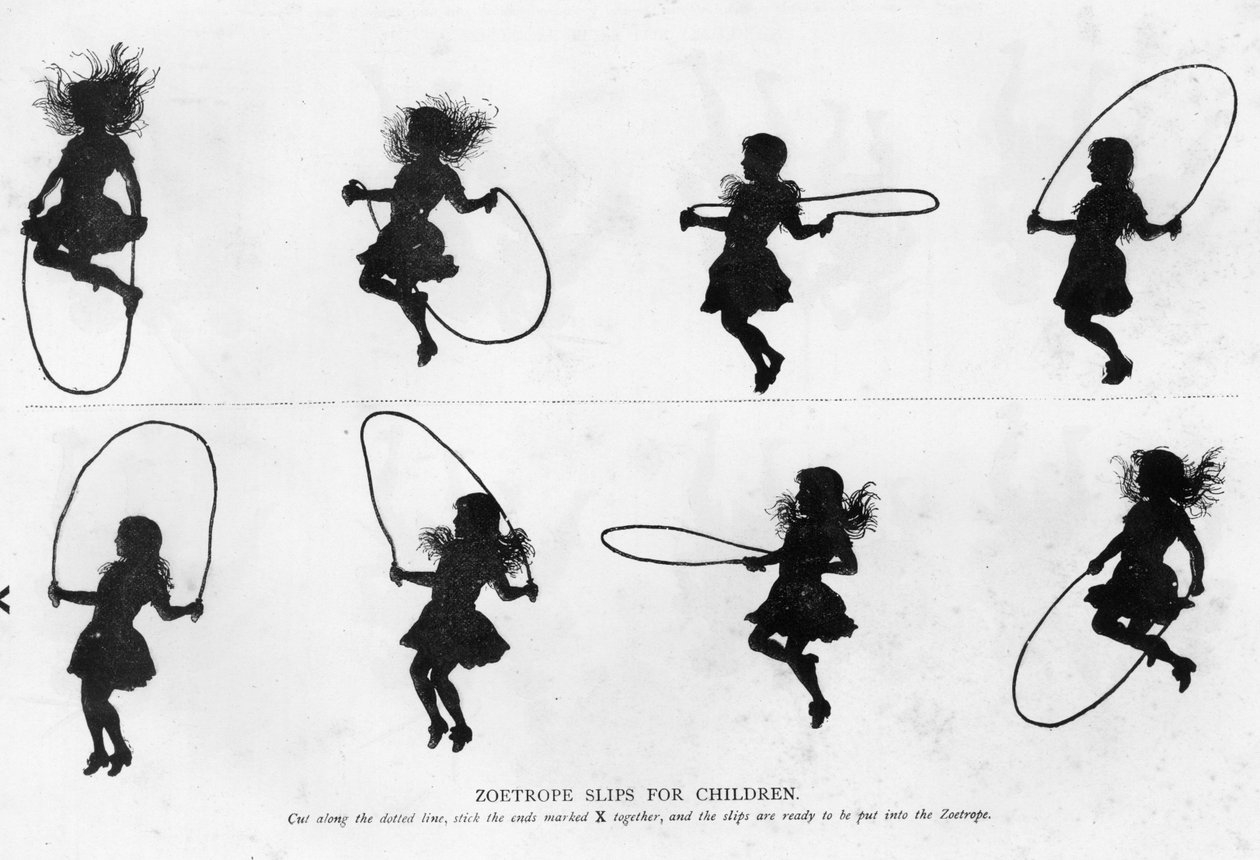 Zoetrope For Children By English School Fine Art Print