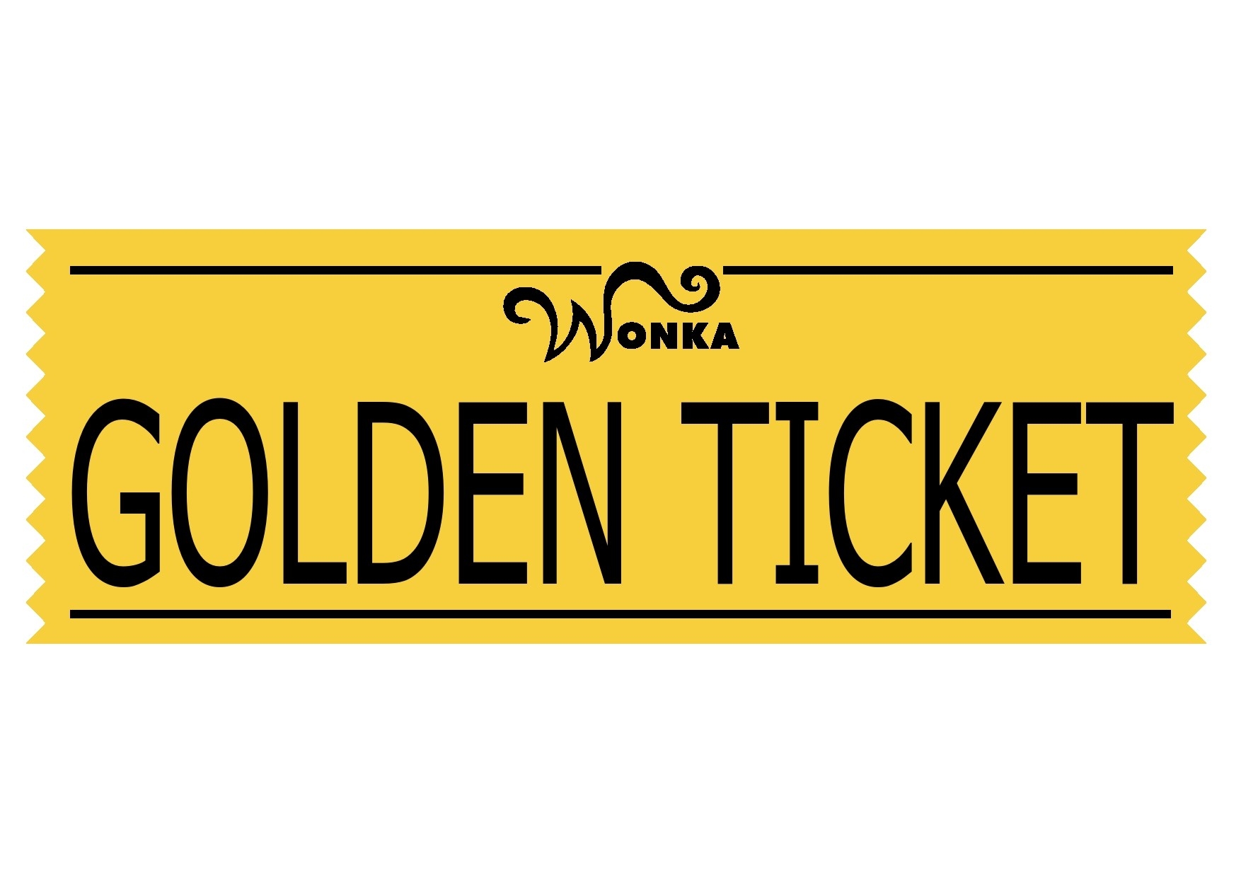 Free Printable Wonka Golden Ticket
