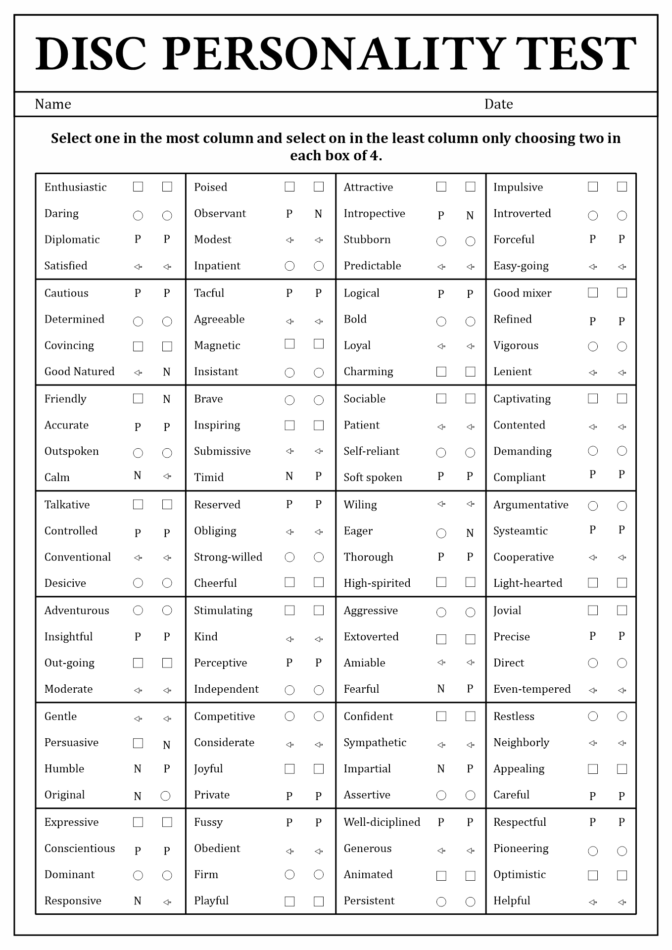 13 Personality Quiz English ESL Worksheets Pdf Doc Worksheets Library