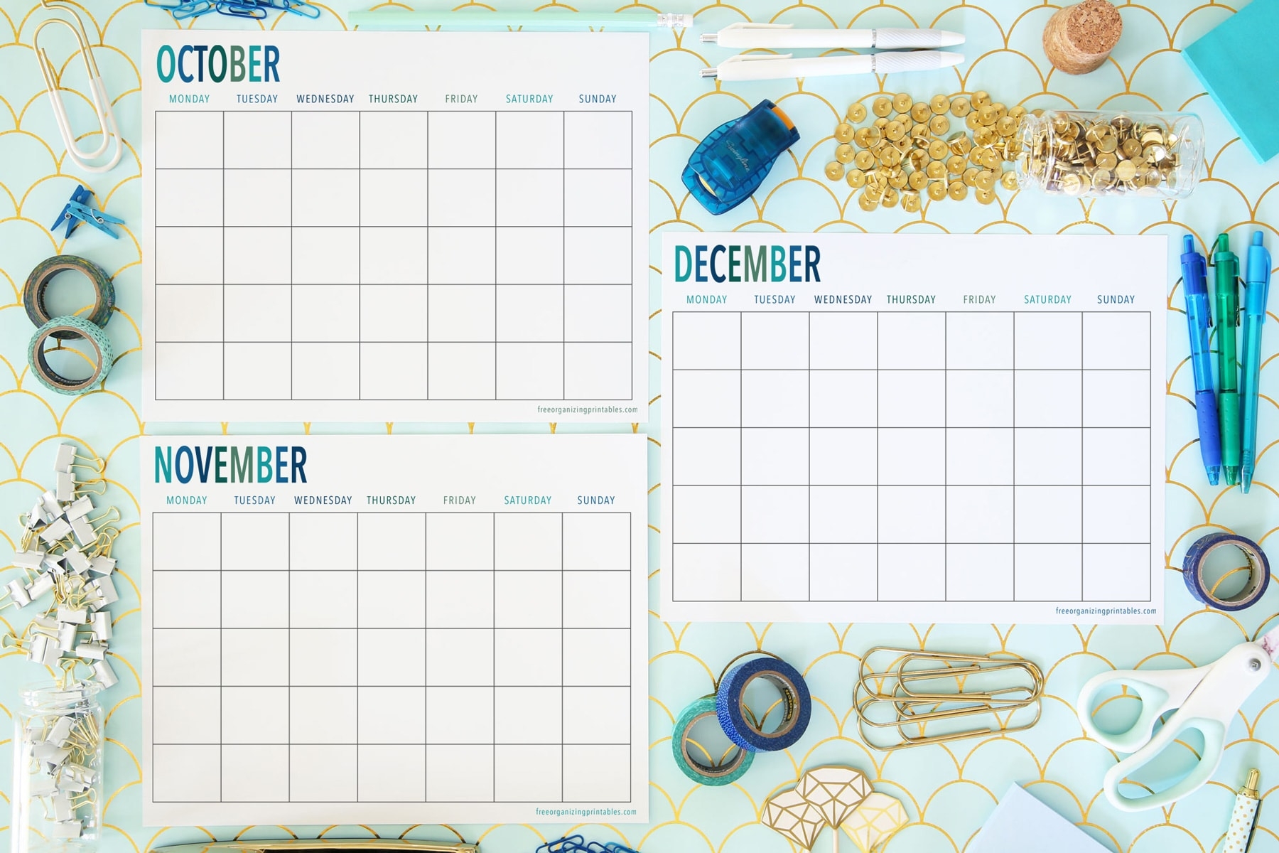 15 Free Printable Calendars To Help Maximize Your Time