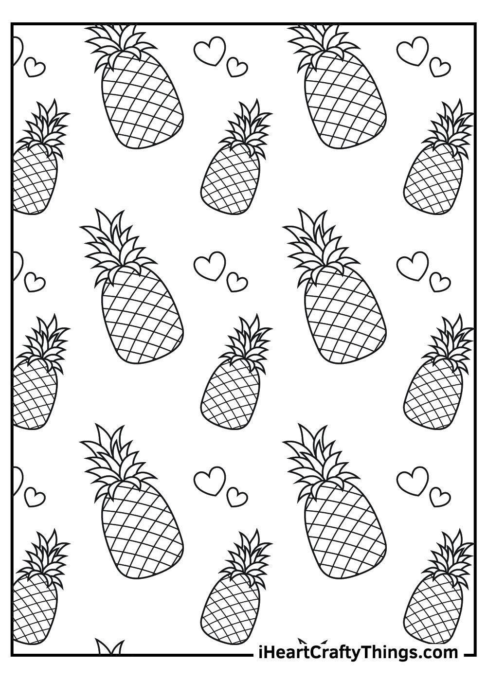 Free Printables Of Pinapples
