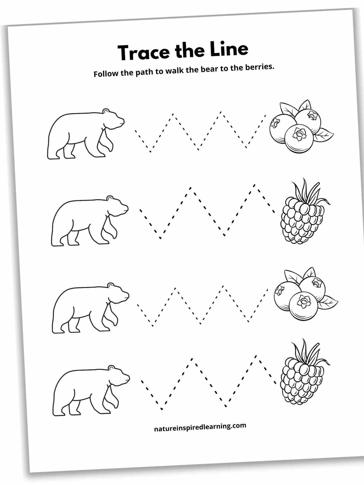Free Printable Tracing Lines Worksheets