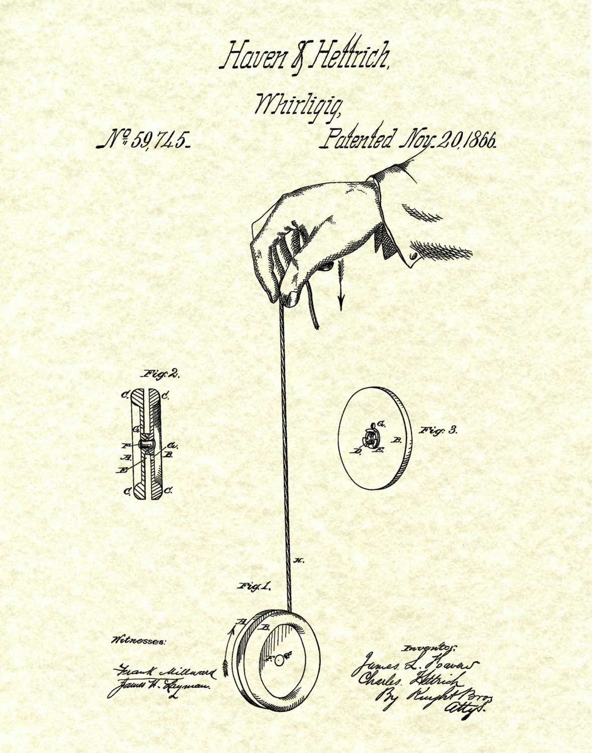 Large Free Printable Toy Patent