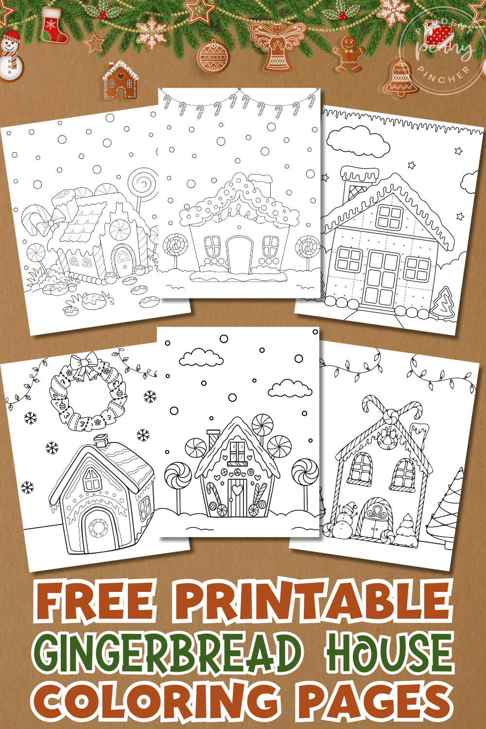 20 Free Gingerbread House Coloring Pages For Kids Prudent Penny Pincher