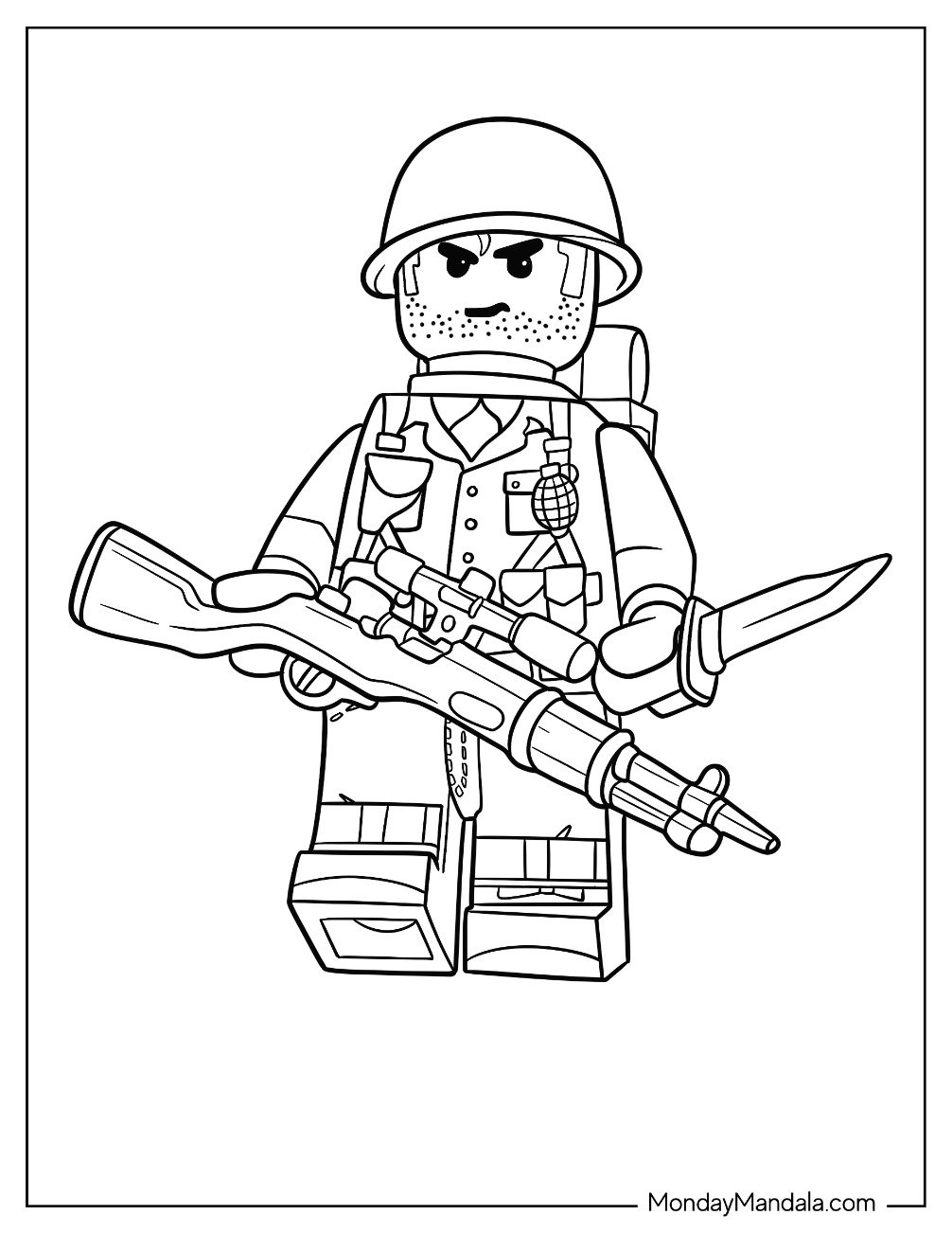 20 Soldier Coloring Pages Free PDF Printables 