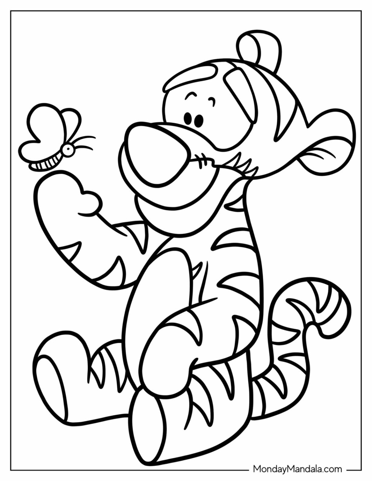 20 Tigger Coloring Pages Free PDF Printables 