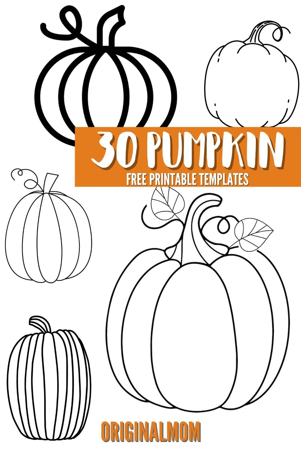 Free Printable Small Pumpkin Patterns