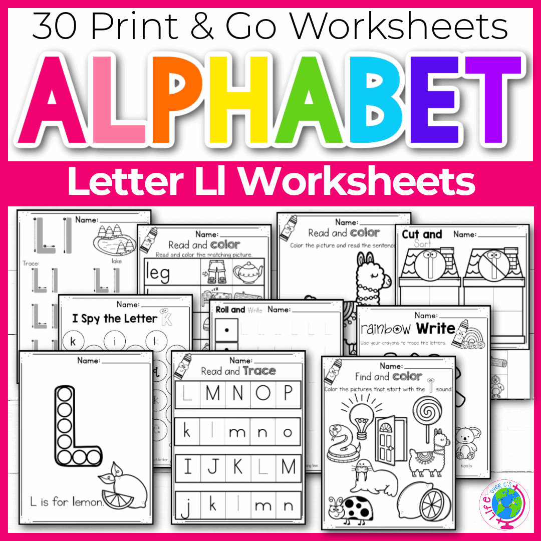 Free Printable Letter L